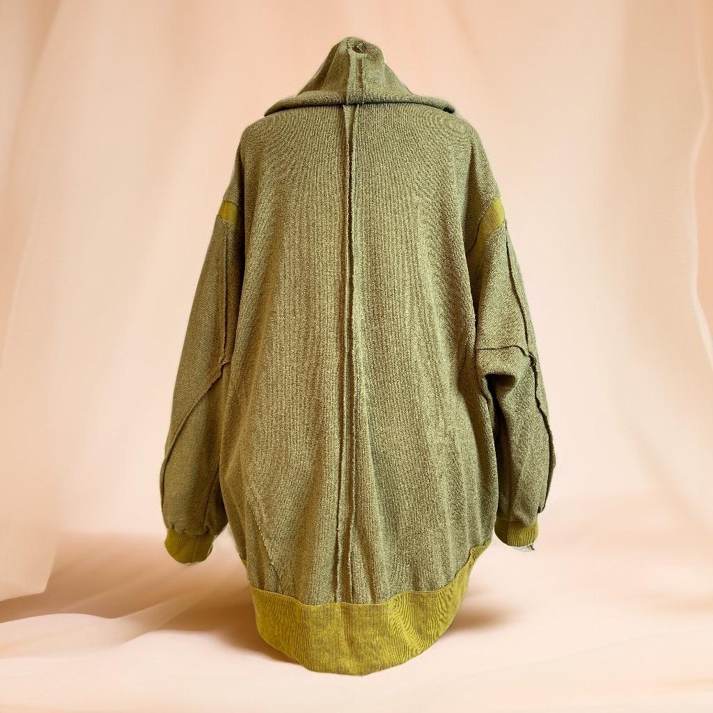 Olive Sweater Jacket